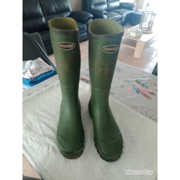 Bottes percussion bon �tat.
