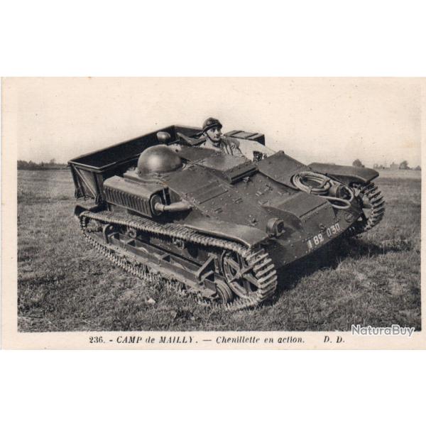 Carte Postale - Camp de Mailly - Chenillette en action - N�8259