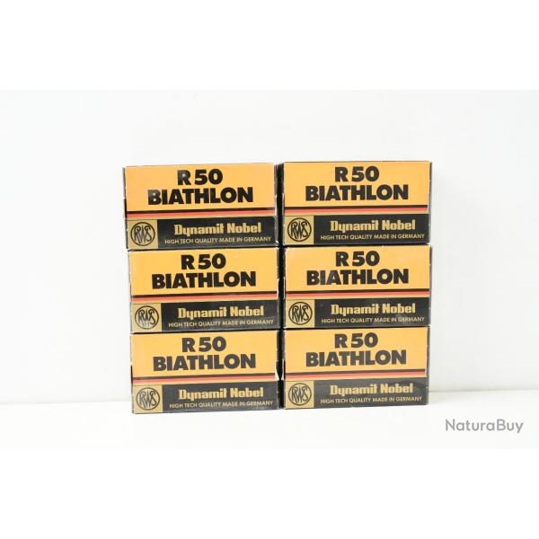 300 Balles RWS R50 Biathlon calibre 22lr