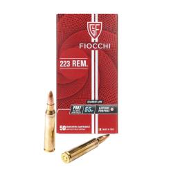 Munitions Fiocchi 223 55gr FMJ X 50