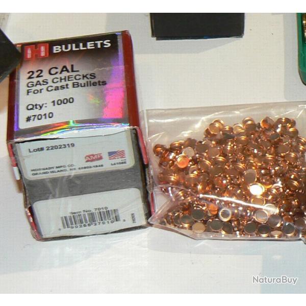 Gas Checks Hornady calibre 22 ref�rence 7010