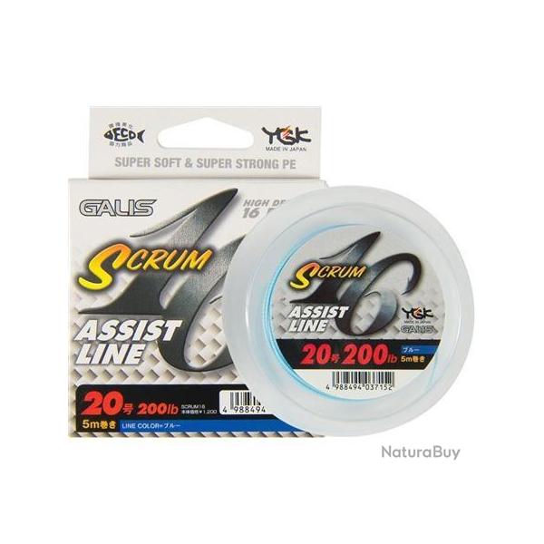 Tresse Xbraid Galis Scrum 16 Assist Line 5m 5m Bleu 200 Lb