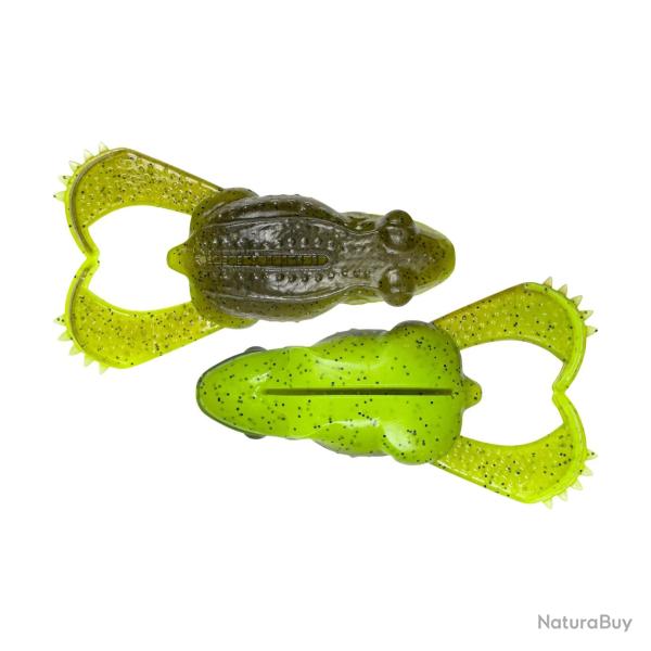 Leurre Souple Savage Gear Tough Toad 9cm 9cm A l'unit� 20g Pumpkin Chartreuse