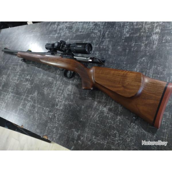 CARABINE A VERROU BCM RUBIS BOIS 30-06 + LUNETTE HAWKE FRONTIERE BATTUE DESTOCKAGE