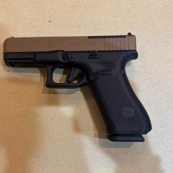 Glock 45 Gen. 5 Mos Culasse Cerakote FDE + D&eacute;tente match Glock