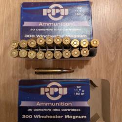 40 munitions 300 win mag PPU