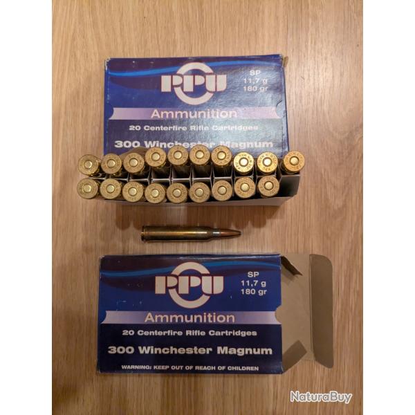 40 munitions 300 win mag PPU