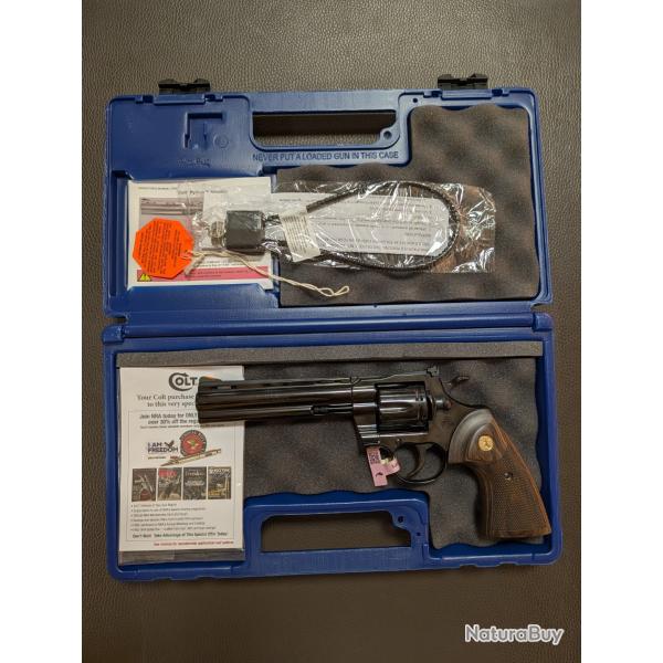 COLT PYTHON 6" .357 BLUED