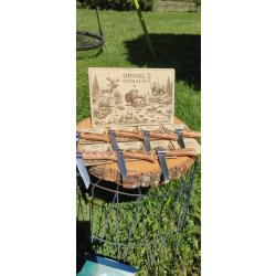 Coffret Opinel Animalia Unique - 7 Couteaux + 9 Plaques Grav&eacute;es - F&ecirc;te des P&egrave;res