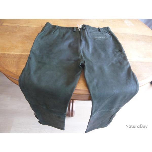 Pantalon cuir Verney-Carron, tr�s bon �tat, tr�s peu port�, affaire !!!