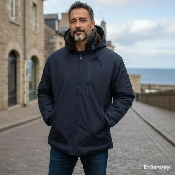 Veste de quart Marine Nationale : blouson inshore d�perlant et chaud pour navigation L