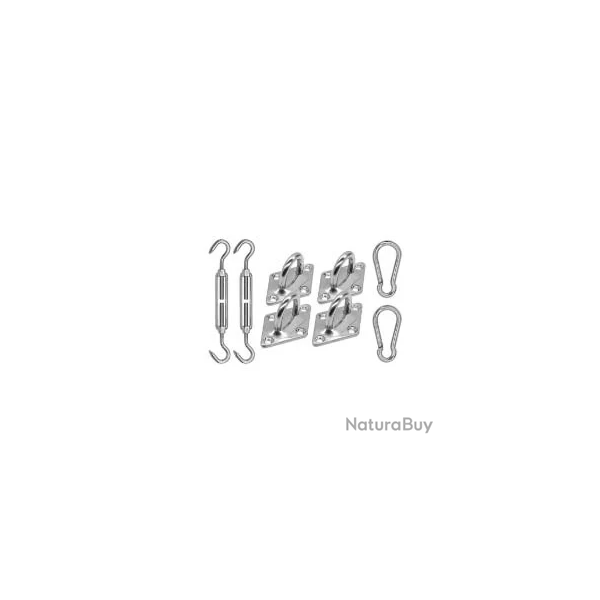Kit de fixation complet pour filet de camouflage - Acier inoxydable | CamoJardin�