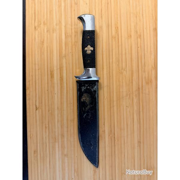 Couteau Muela Scout vintage avec �tui d'origine