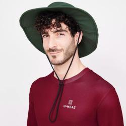 Chapeau rafraichissant anti-UV vert