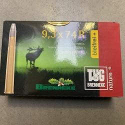 Munitions Brenneke TUG 9.3x74R NATURE 14.26g 220 grains PAR 20