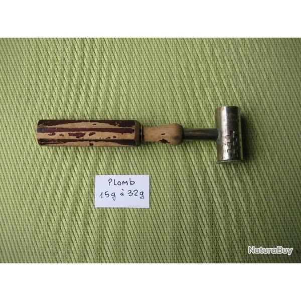 dosette sp�ciale estampill�e Manufrance plomb de 15 � 32 g