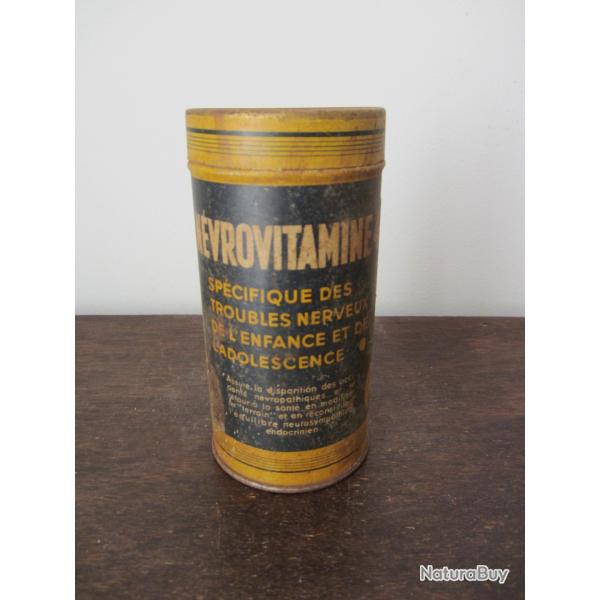 Boite en t�le Nevrovitamine 4 de 1948