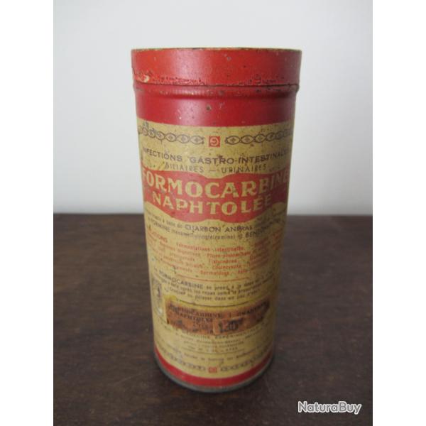 Boite t�le Formocarbine naphtol�e 1940