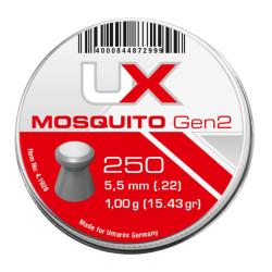 PLOMB PLAT 5.5MM (.22) MOSQUITO G2 - UX