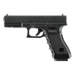 PIST GLOCK 17 ALUMINIUM FRAISE CNC BBS 6MM GAZ 1J - UMAREX NEUF U NOIR