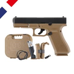 GLOCK 17 GEN5 CAL .43 PAINTBALL T4E COYOTE FRENCH ARMY - UMAREX NEUF U COYOTE