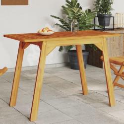 Table &agrave; manger de jardin 110x56x75 cm bois massif d'acacia