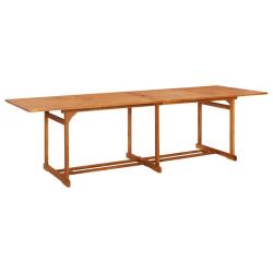 Table &agrave; d&icirc;ner de jardin 280x90x75 cm Bois d'acacia massif