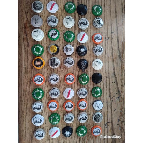 50 capsules de champagne