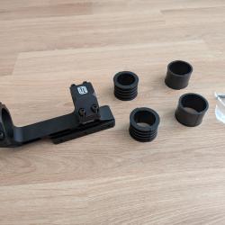 Support de lunette monobloc pour rail picatinny - diam&egrave;tre 34, 30 et 25,4 mm