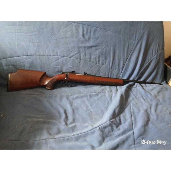 Superbe carabine Anschutz calibre 222 avec stecher.