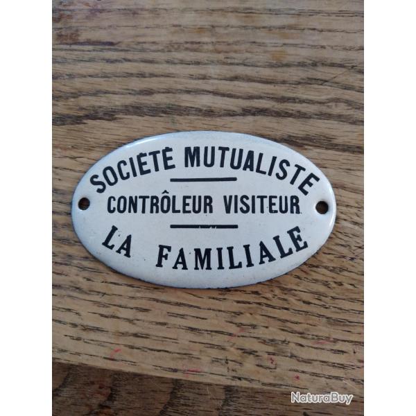 Plaque �maill�e La familiale