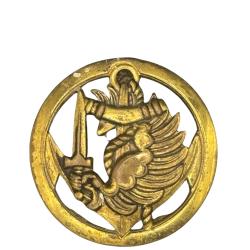 (138.002) Insigne de B&eacute;ret Para Colo avec Cercle