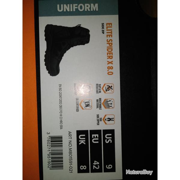 Magnum Bottes Elite Spider 8.0 Side Zip