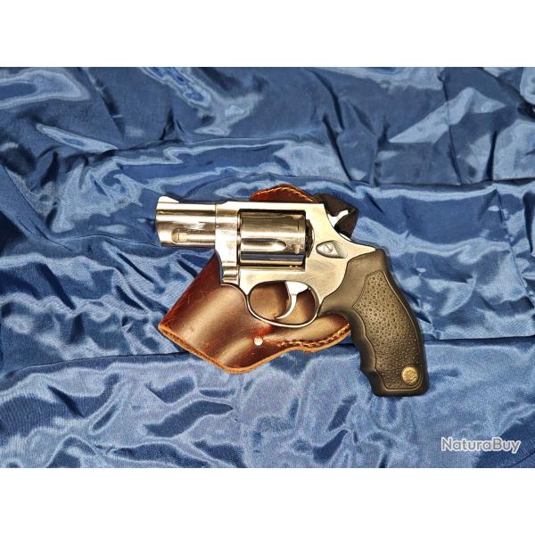 Taurus RT 605 inox 357 magnum + holster cuir