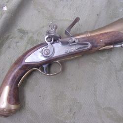 reproduction pistolet tromblon &agrave; silex