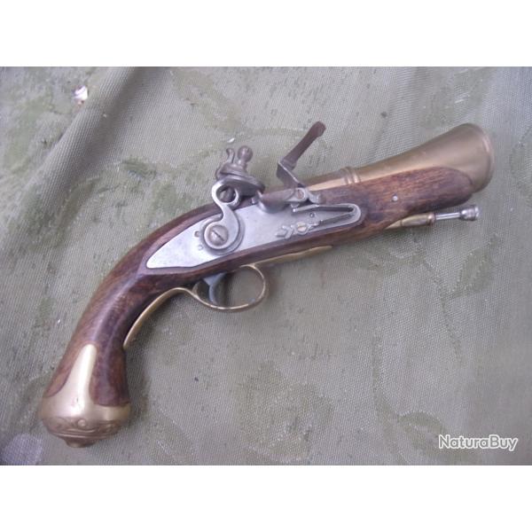 reproduction pistolet tromblon � silex