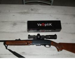 carabine remington 7400 avec lunette batue  1 x6x24