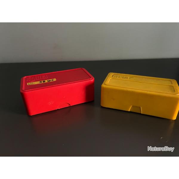 lot de 2 boites de rangement 38/357 mag