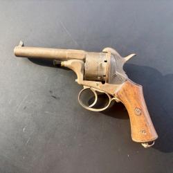 Authentique Revolver &agrave; Broche Type LEFACHEUX - Li&egrave;ge XIXe Si&egrave;cle - Fonctionne Parfaitement - Cat&eacute;gor