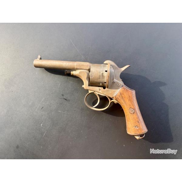 Authentique Revolver � Broche Type LEFACHEUX - Li�ge XIXe Si�cle - Fonctionne Parfaitement - Cat�gor