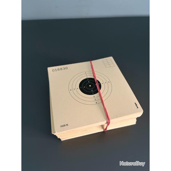 lot de 100 cibles carabine 10m UFOLEP