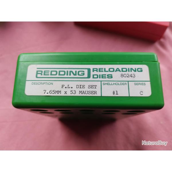 Jeu d'outils 7,65 x 53 Mauser Redding