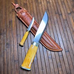 DUO DE COUTEAU FINLANDAIS PUUKKO L. MARTTIINI Lapinleuku
