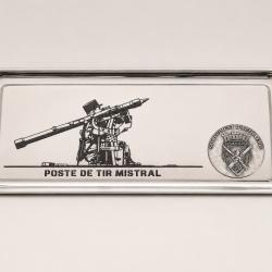 Vide-poche 54e RA - R&eacute;giment d'Artillerie Poste de Tir Mistral missile sol-air