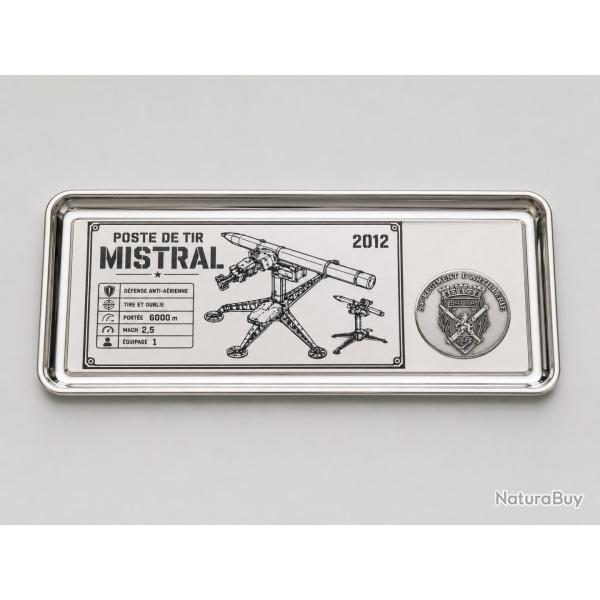 Vide-poche 54e RA - R�giment d'Artillerie Poste de Tir Mistral missile sol-air militaria
