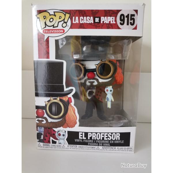Figurine Pop El Profesor, La Casa Del Papel no 915 avec boite