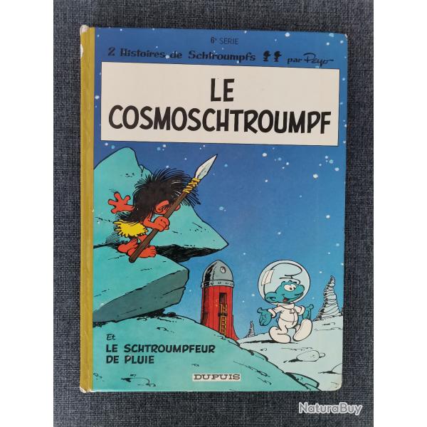 BD Le Cosmoschtroumpf et Le Schtroumpfeur de pluie Peyo 1976