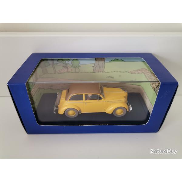 L'Opel Olympia Cabriolet du Sceptre d'Ottokar Tintin Moulinsart