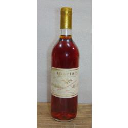ANCIENNE BOUTEILLE DE VIN BLANC MOELLEUX LOUPIAC DOMAINE CALLIVES J.P CARTIER PREIGNAC GIRONDE 1995