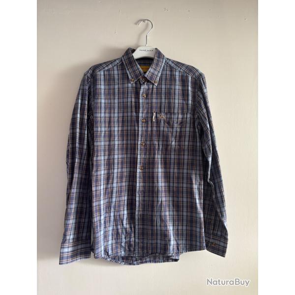 Magnifique Chemise Manches Longues Homme Ligne Verney-Carron Brenne - Bleu/Marron ench�re bon etat